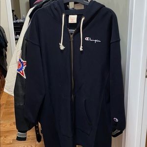 ❤️🖤CHAMPION REVERSE WEAVE LONG ZIP UP HOODIE🖤❤️